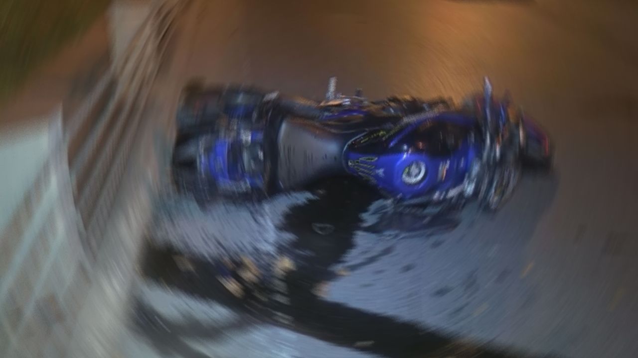 Motosiklet sürücüsünün kahreden sonu!