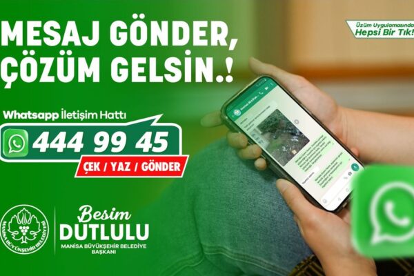Manisa Büyükşehir Belediyesi’nden dijital kolaylık... Manisa Büyükşehir Belediyesi’nden dijital kolaylık...