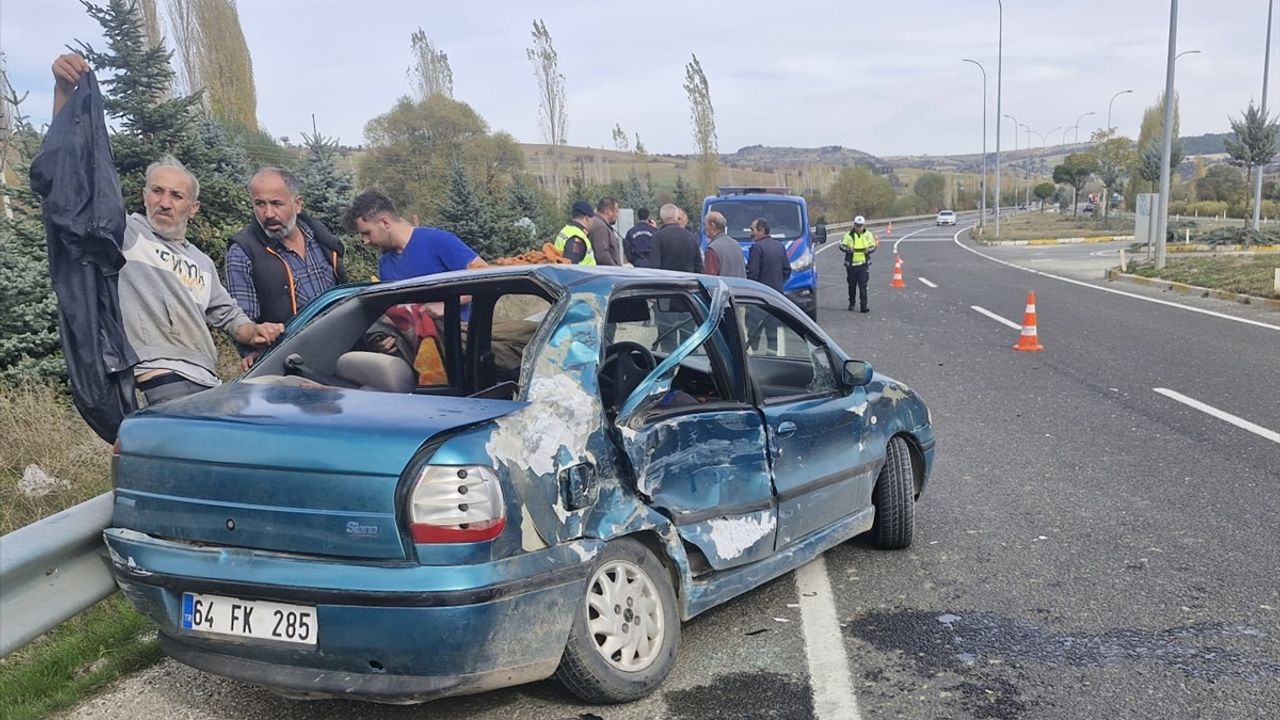TIR’la çarpıştı… 1 kişi yaralandı