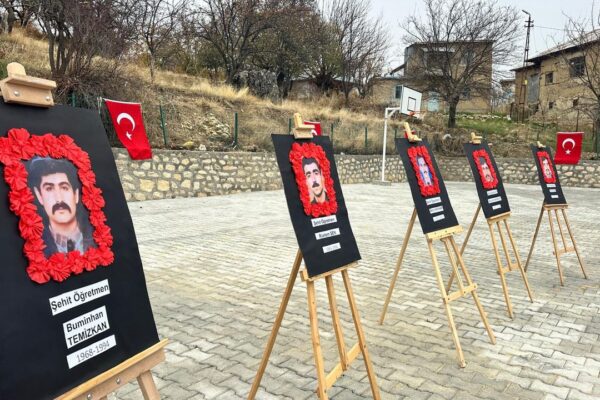 Şehit edilen altı öğretmen unutulmadı Şehit edilen altı öğretmen unutulmadı