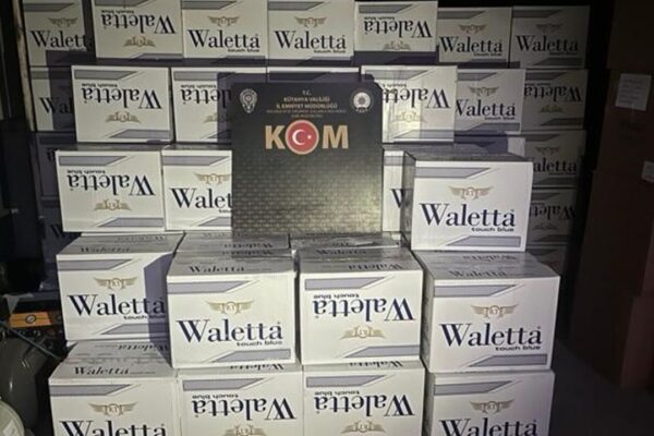 Kütahya’da 5 milyon makaron ele geçirildi